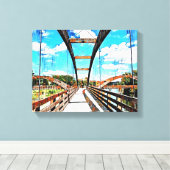 Kunst voor gemengde media Canvas Afdruk (Insitu (Houten vloer))