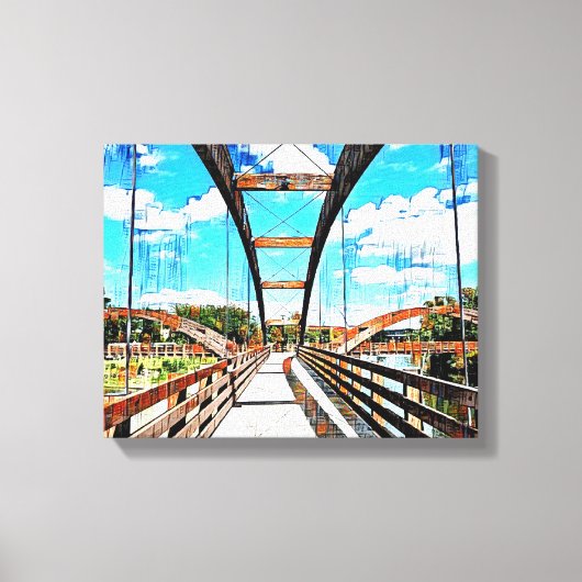 Kunst voor gemengde media Canvas Afdruk (Voorkant)