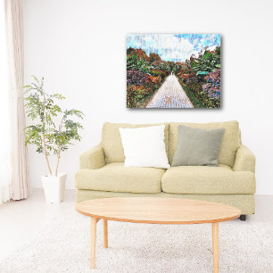 Kunst voor gemengde media Canvas Afdruk