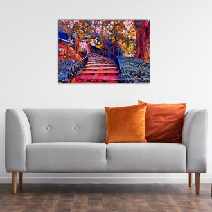 Kunst voor gemengde media Canvas Afdruk