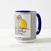 Kunst voor hart mok (Voorkant rechts)