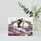 Kunst voor herdenkingskaart Regenboogbrug Troost Briefkaart (Staand voorkant)