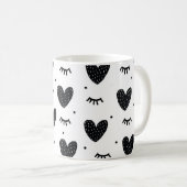 Kunst voor het hart van het hart koffiemok (Voorkant rechts)