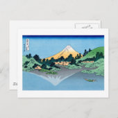 Kunst voor het Kawaguchi Hokusai-meer Briefkaart (Voorkant / Achterkant)