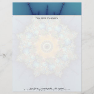 Kunst voor Insular - Mandelbrot Briefhoofd Sjabloon