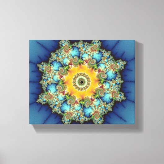 Kunst voor Insular - Mandelbrot Canvas Afdruk (Voorkant)