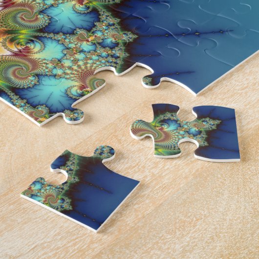 Kunst voor Insular - Mandelbrot Legpuzzel (Zijkant)