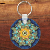 Kunst voor Insular - Mandelbrot Sleutelhanger (Voorkant)