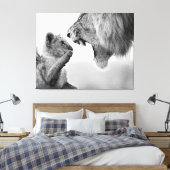 Kunst voor jonge en onverdiende Canvas (Insitu (Slaapkamer))