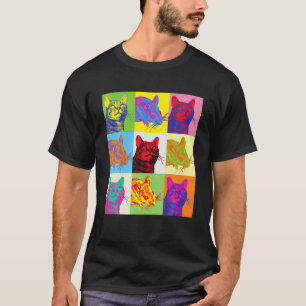 Kunst voor katten, katten en muizen, Pop T-shirt