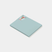 Kunst voor kerstrendieren met kerstrendieren post-it® notes (Schuin)