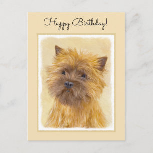 Kunst voor koeienwerpers - Kute Original Dog Art Briefkaart