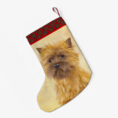 Kunst voor koeienwerpers - Kute Original Dog Art Kleine Kerstsok (Achterkant (Hangend))