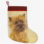 Kunst voor koeienwerpers - Kute Original Dog Art Kleine Kerstsok (Voorkant)