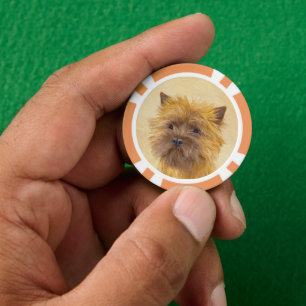 Kunst voor koeienwerpers - Kute Original Dog Art Poker Chips