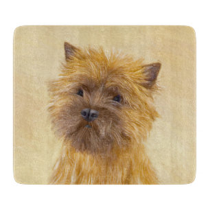 Kunst voor koeienwerpers - Kute Original Dog Art Snijplank