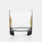 Kunst voor koeienwerpers - Kute Original Dog Art Whisky Glas (Links)