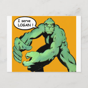 Kunst voor komieboeken briefkaart