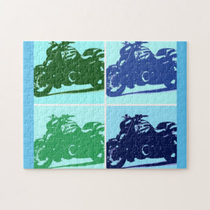 Kunst voor motorfietsen Pop Legpuzzel