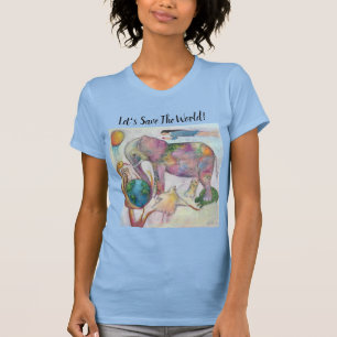 Kunst voor muzikale dieren t-shirt