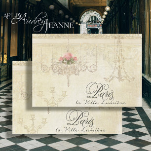 Kunst voor ontkoppeling van Vintages in Floral Scr Tissuepapier