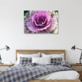 Kunst voor ornamental Kale Closeup Stretted Canvas (Insitu (Slaapkamer))