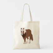 Kunst voor paarden tote bag (Achterkant)