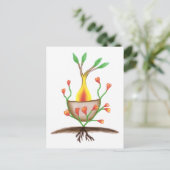 Kunst voor Plant van kinderen Briefkaart (Staand voorkant)