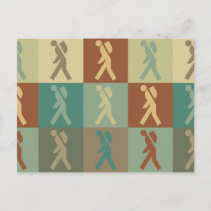 Kunst voor Pop van backpackaging Briefkaart