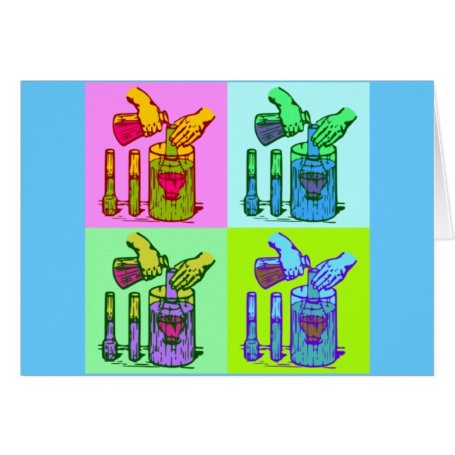 Kunst voor Pop voor chemische desplacement (Voorkant Horizontaal)