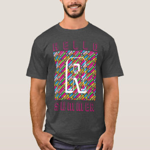 Kunst voor regenboogdiagonaal - lijnenpatroon t-shirt