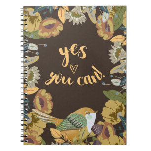 Kunst voor vogels en Floral Folk Notitieboek