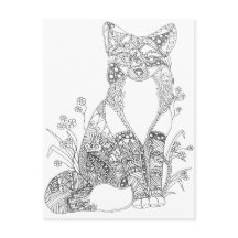 Kunst voor volwassen fox-dieren