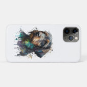 Kunst voor Waterverf met wirehaire dachshund Puppy Case-Mate iPhone Case (Achterkant (horizontaal))