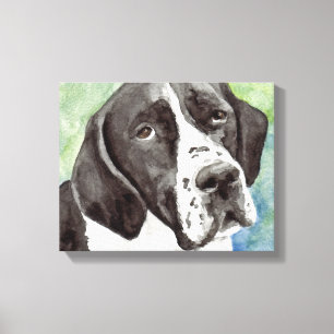 Kunst voor Waterverf van aanwijzers Canvas Afdruk