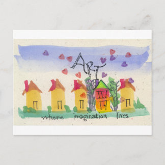 Kunst waar de verbeelding leeft briefkaart