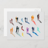 Kunst waterverf briefkaart (Voorkant / Achterkant)