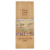 Kunst Wijn Gift Bag Cadeautas (Achterkant)