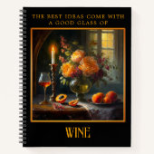 Kunst Wijn Stilleven Ideeën Notitieboek (Voorkant)
