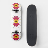Kunst zonnebloem skateboard (Voorkant)