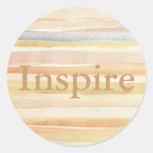Kunstachtergrond waterverf, textuur ronde sticker