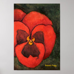 Kunstafdrukken in Pansy #3 Poster