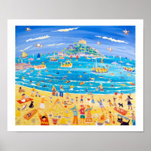 Kunstafdrukken: Sint Michael's berg. Grote canvas Poster