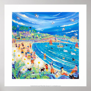 Kunstafdrukken: Swashbucking Swanpool, Cornwall Poster