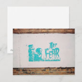 kunstangst briefkaart (Voorkant / Achterkant)