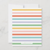 Kunstbenodigdheden voor kinderen notitiekaartje (Achterkant)