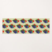 Kunstblauw Iris springplank Yogamat (Voorkant (horizontaal))