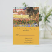 kunstbloeiende tuin, RSVP bruiloft (Staand voorkant)