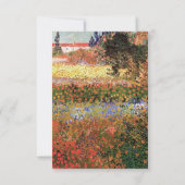 kunstbloeiende tuin, RSVP bruiloft (Achterkant)