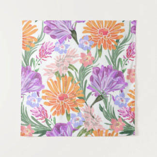 Kunstbloem naadloos patroon. Morning glory,ipomoea Wandkleed